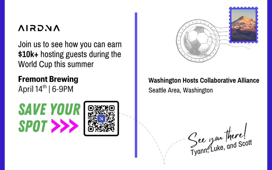 Community Event: Seattle World Cup Roadshow with AirDNA
